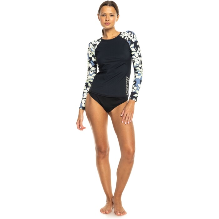 Roxy Frauen Active 2024 Langrmelige Lycra-Weste ERJWR03802 - Wild Wind Hibiscus Mirage